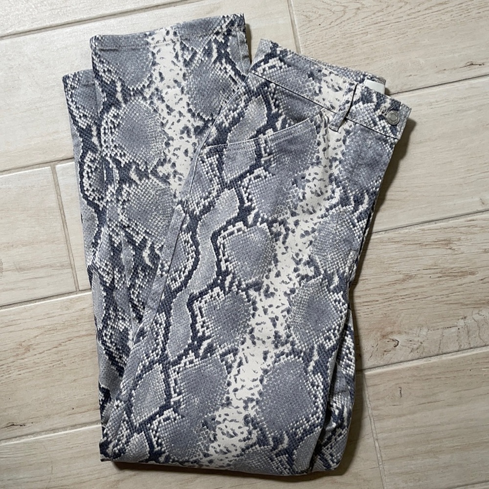 Aritzia Wilfred Free Kelsey Pant Python Snake Pri… - image 2